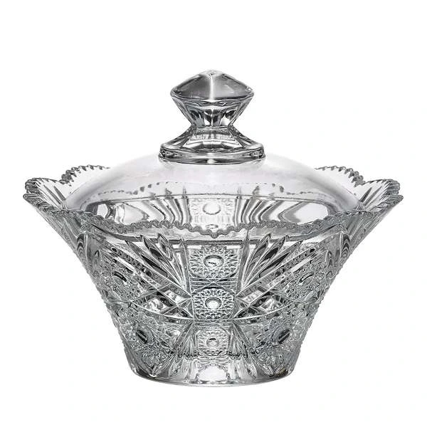 Crystal Bohemia dóza s víkem Sissi 205 mm