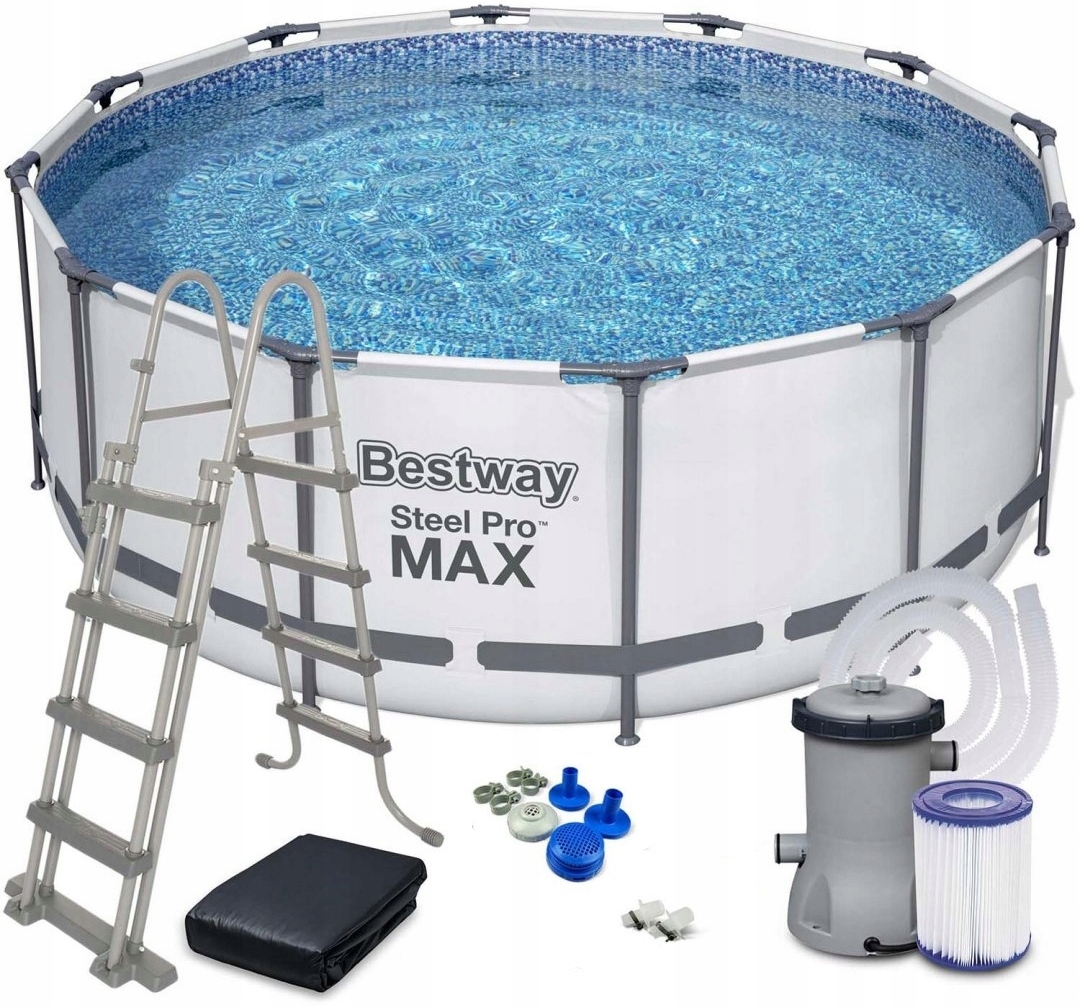 

Bestway Basen Ogrodowy Stelażowy 366x122cm Zestaw