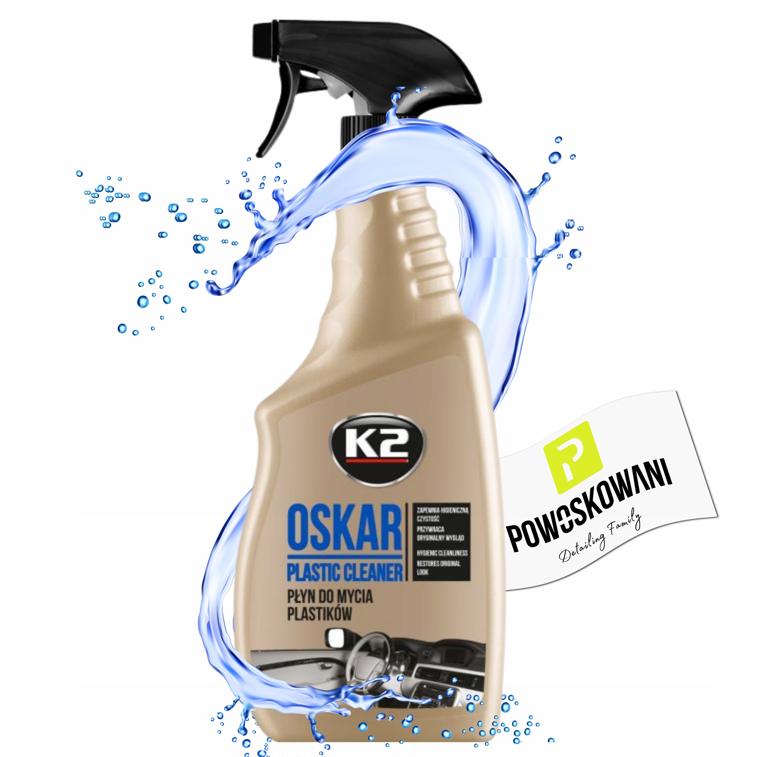 K2 Oskar 750 ml Płyn Do Mycia Czyszczenia Plastików Wnętrza Kokpitu