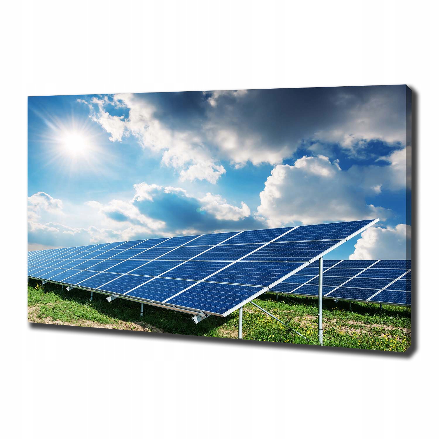 

Foto obraz na płótnie Baterie słoneczne 100x70 cm