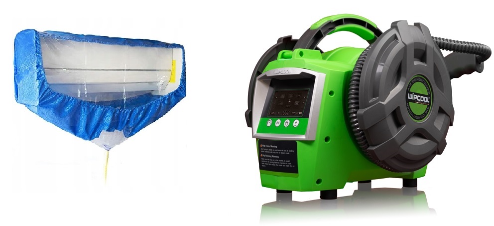 Naparovač s ozonátorom, čistič klimatizácie WipCool s krytom