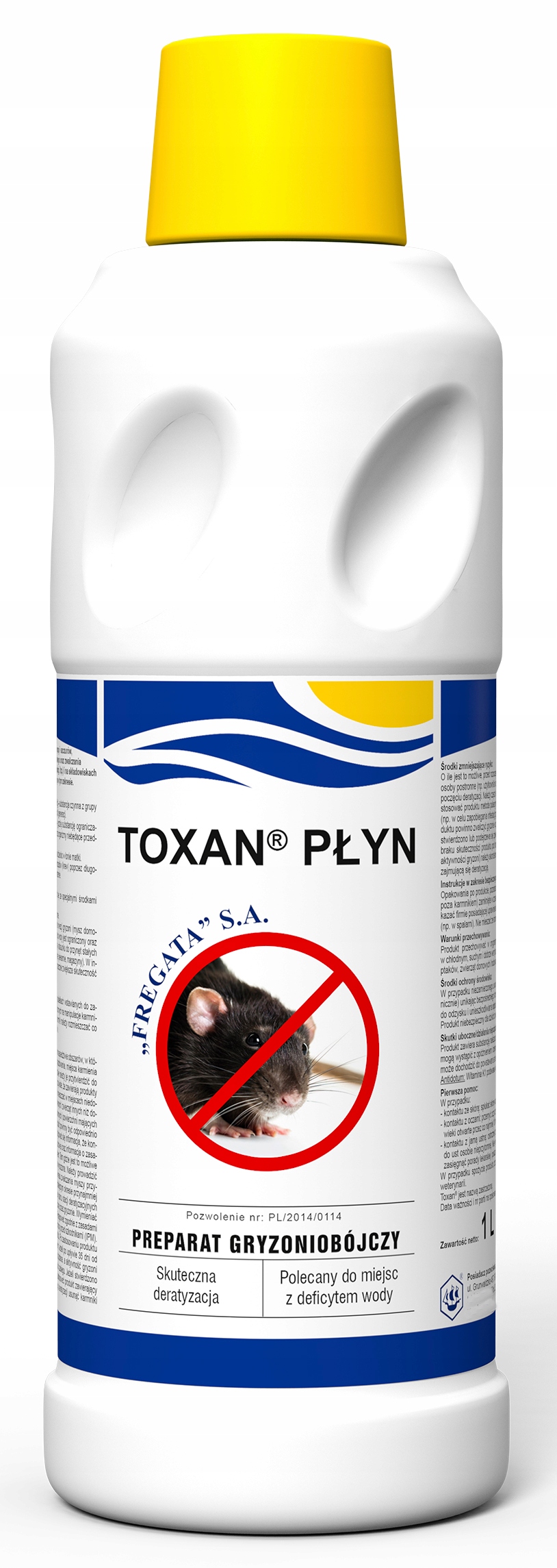 

Toxan 1L Mocna Trutka Myszy Szczury Bromadiolon