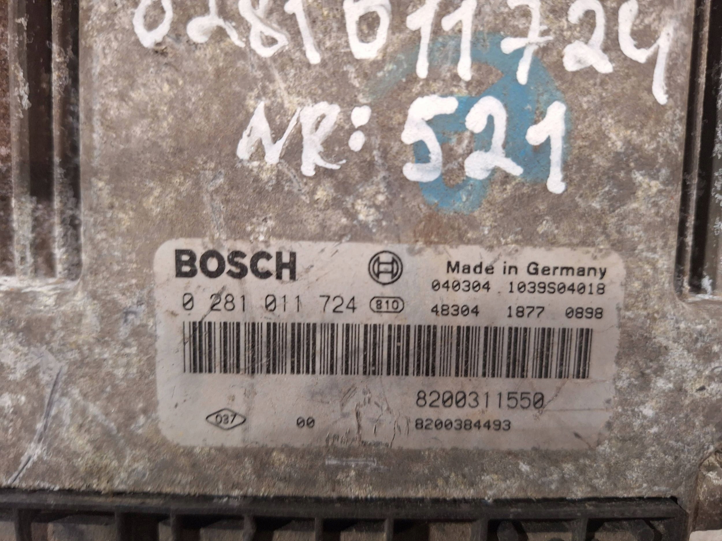 Computer 0281011724 8200311550 8200384493 RENAULT ESPACE IV 2.2 DCI