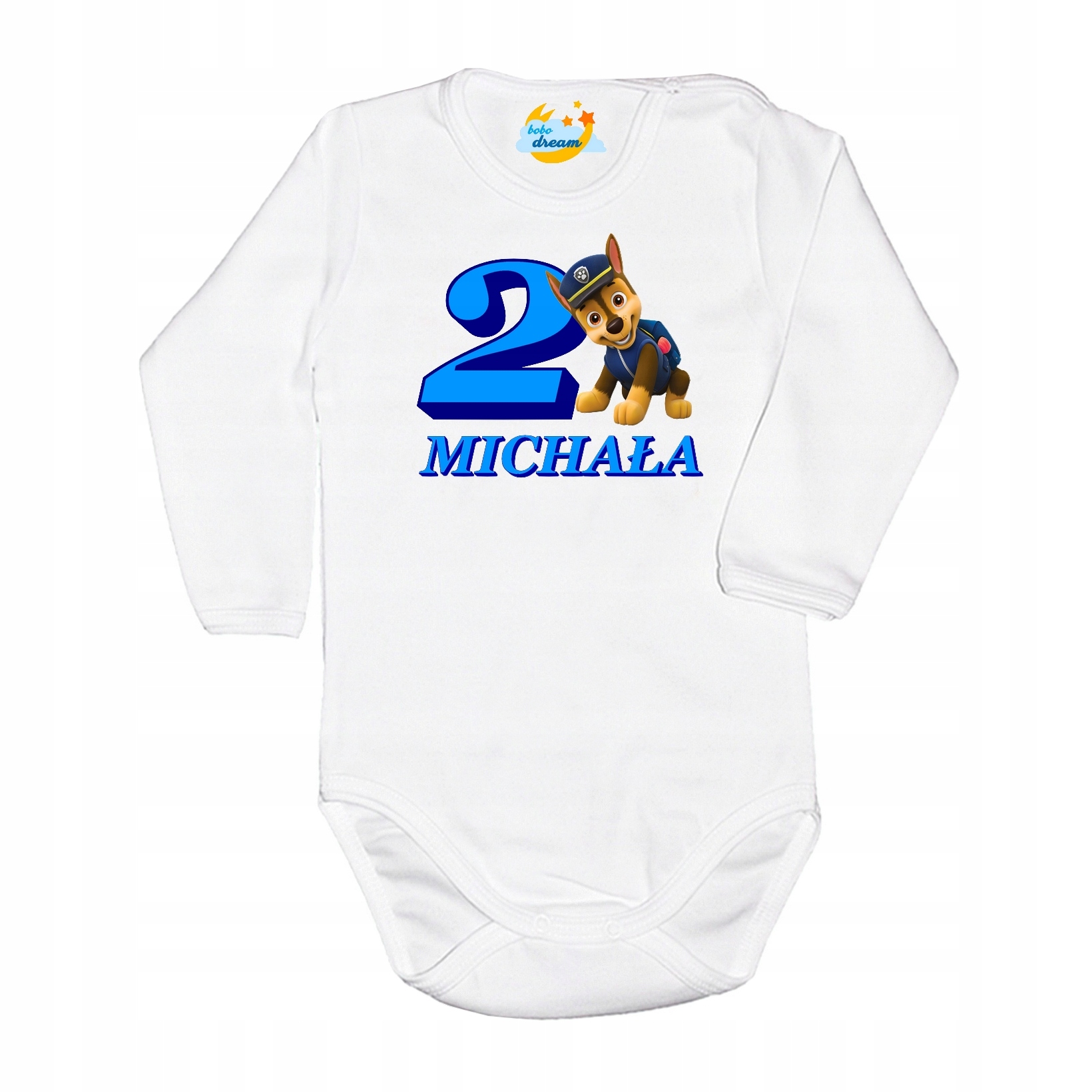 

Body niemowlęce 2 urodziny z imieniem 2 latka 98