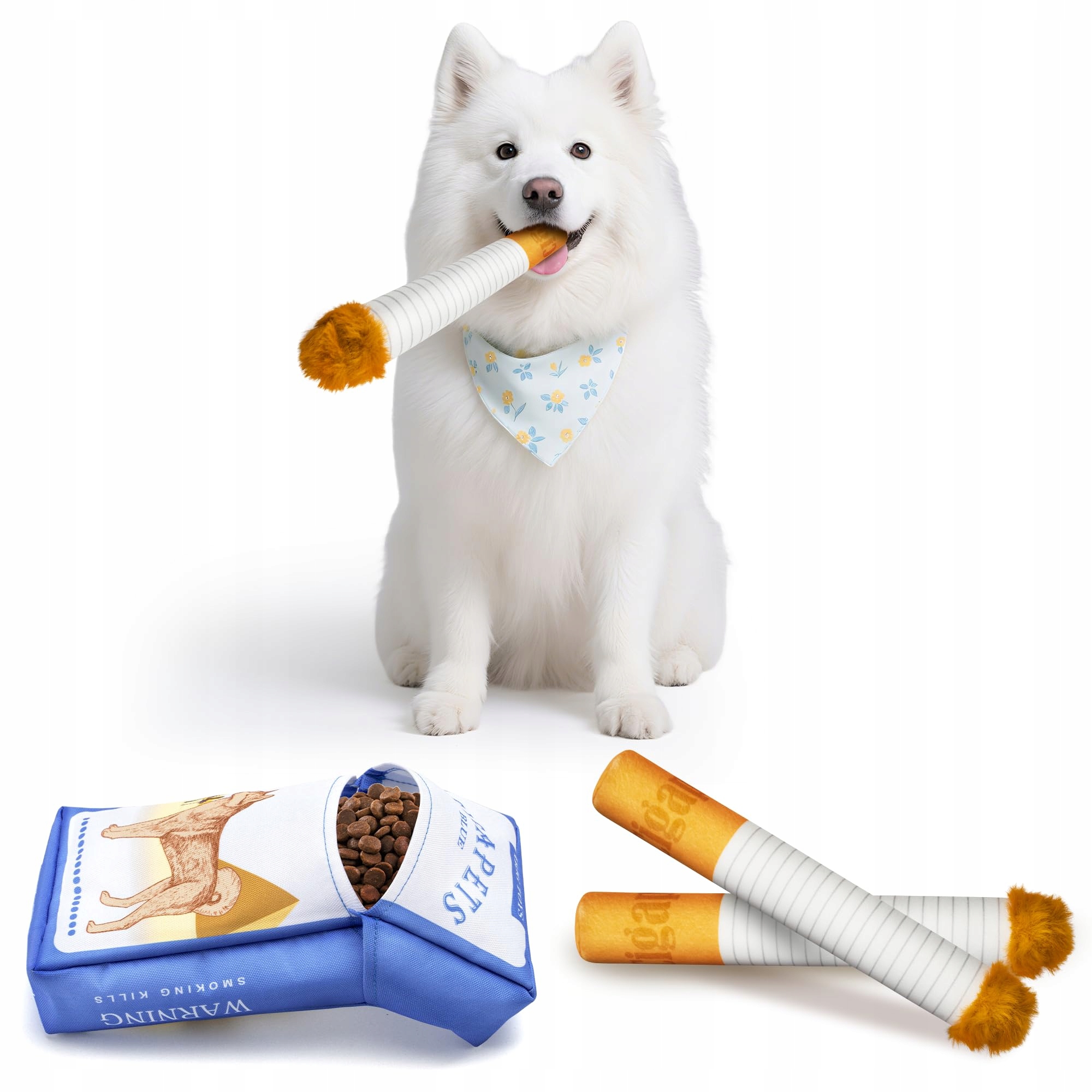 Levně Homrich Hračka pro psy Plyšová Interaktivní kousátko pro štěňata a psy