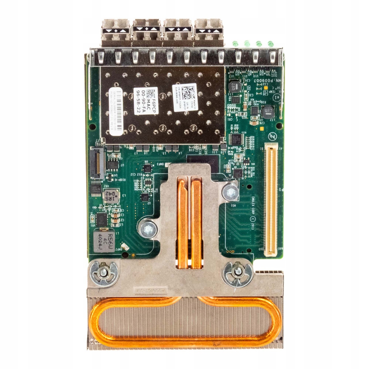 Dell 0F6PCP Quad Port 10GB Eth Emulex OneConnect 4x Cdrrk 10GBase-SR Sfp+