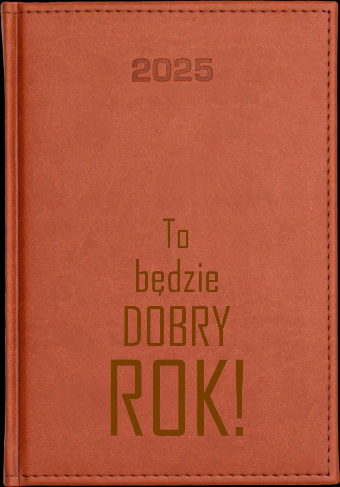 Kalendarz książkowy B5 dzienny 2025 rożne kolory GRAWER LOGO