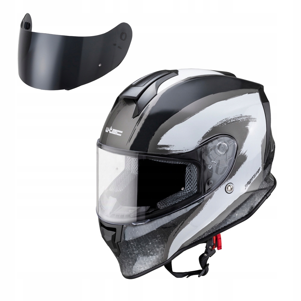 Kask motocyklowy W-TEC Integra Graphic + wizjer L