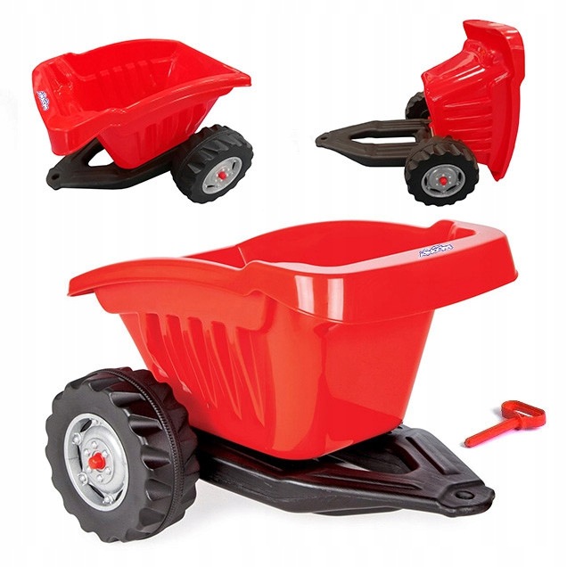 Woopie Przyczepka Wywrotka Active Trailer Czerwona 35 Kg
