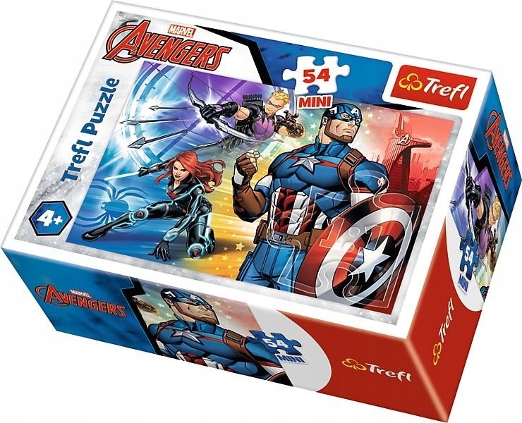 

Puzzle 54 mini Bohaterowie The Avengers 2 Trefl