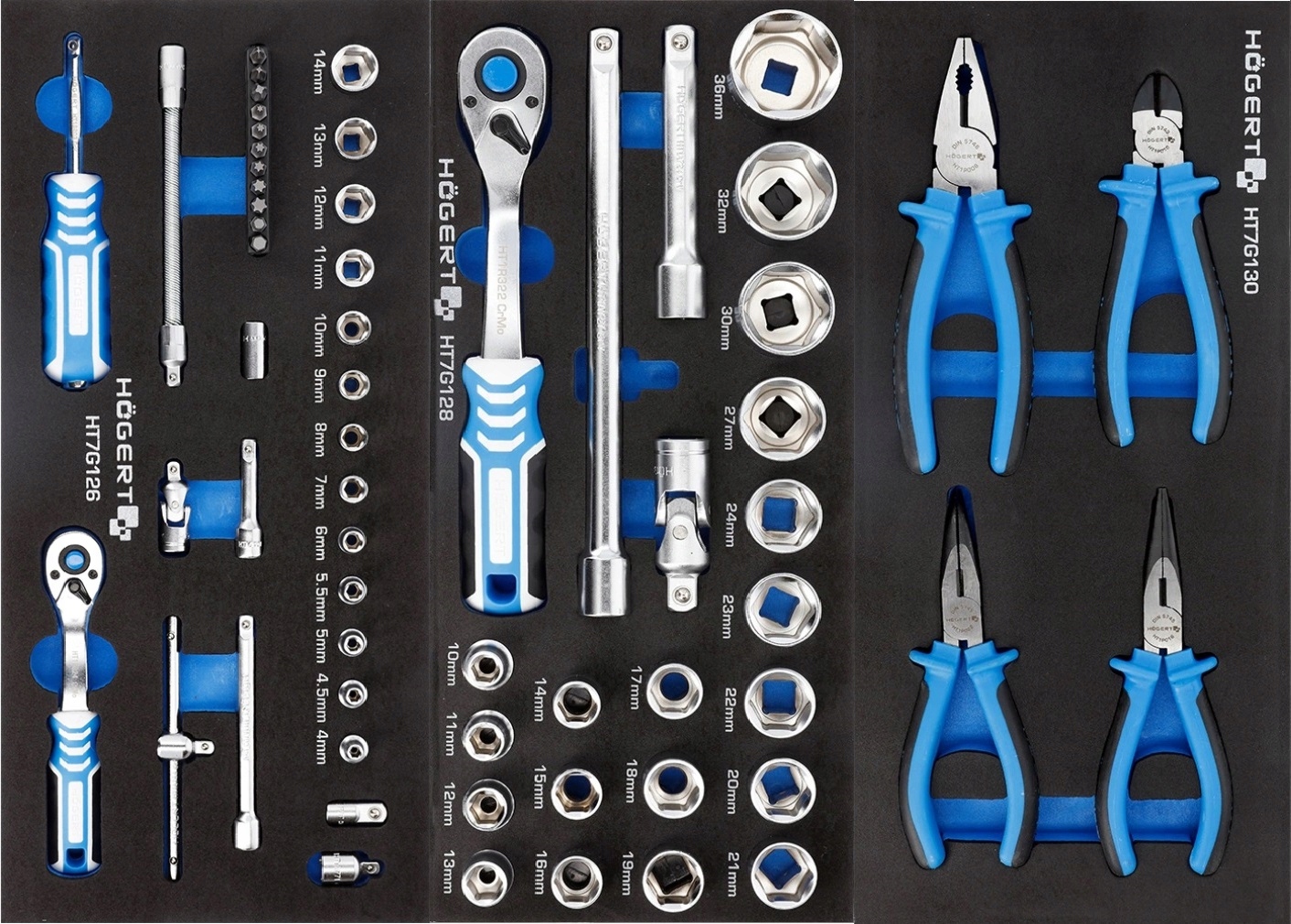 WOZEK SZAFKA NARZEDZIOWA 166 el HOEGERT HT7G054 Accessories Included Yes