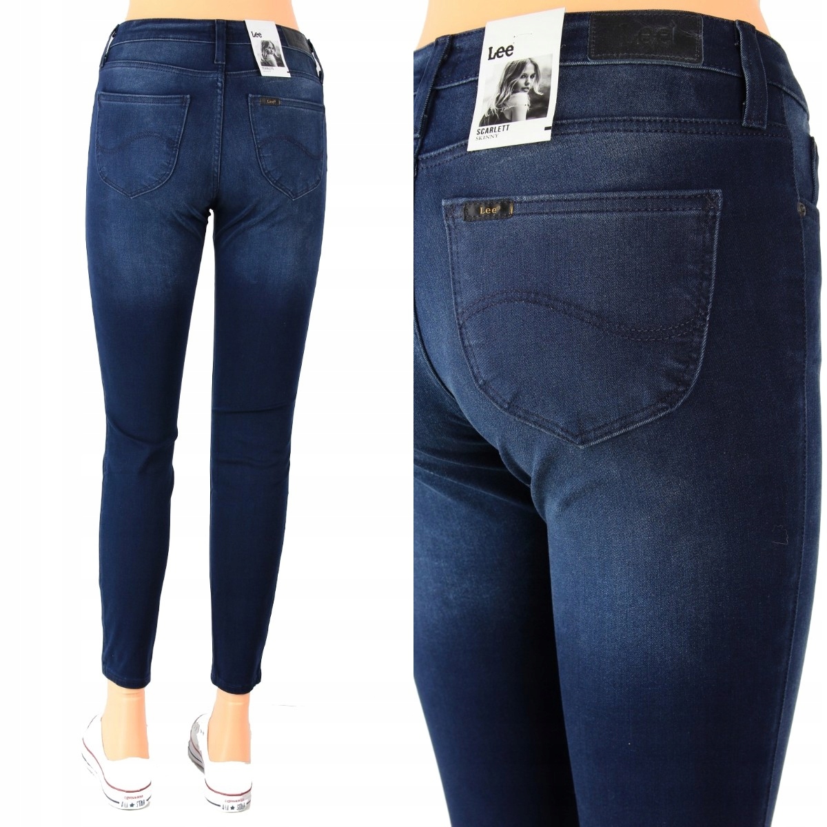 

Lee Scarlett Skinny Jeansy Spodnie W27 L35