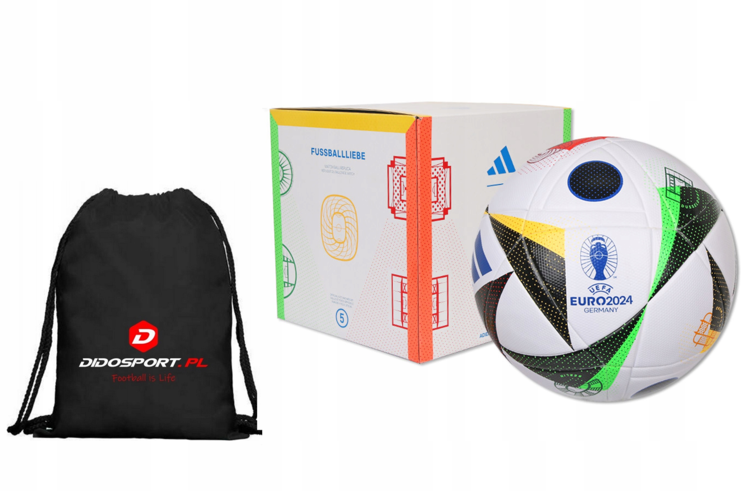 PIŁKA NOŻNA ADIDAS NA MISTRZOSTWA - NA PREZENT W PUDEŁKU + WOREK