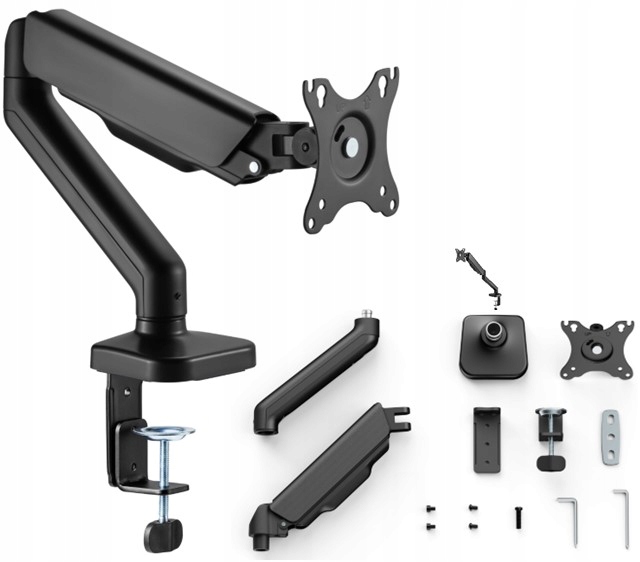 Nastavitelný držák háku stojan rameno monitoru k psacímu stolu pro monitor Hp Z24NF