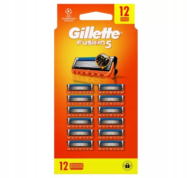Wkłady Do Maszynki Gillette Fusion 5 12 Szt.