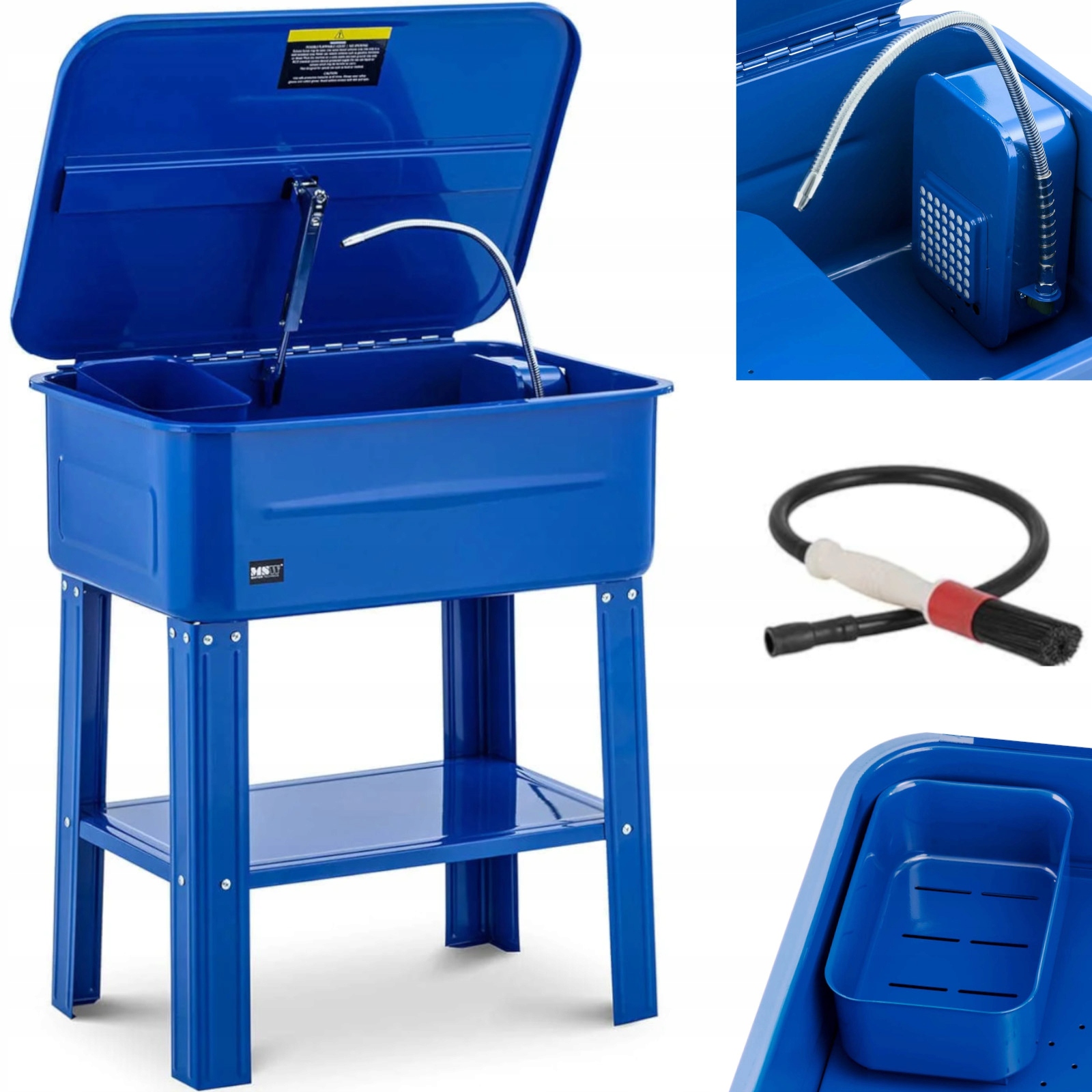 Dielenská umývačka nástrojov pre automobilové diely s kefou 75 l 12 l/min