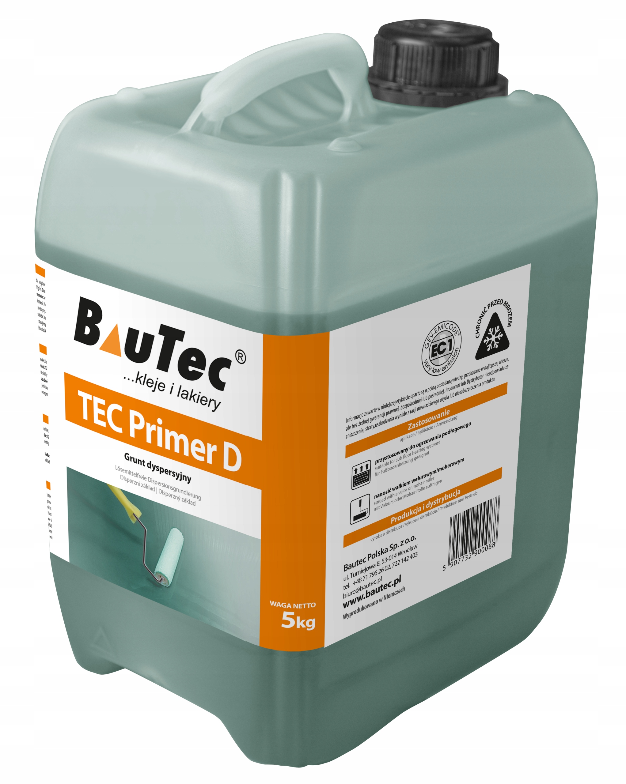 Bautec Tec Primer D Grunt dyspersyjny na podłoża pod podłogi parkiety 5KG