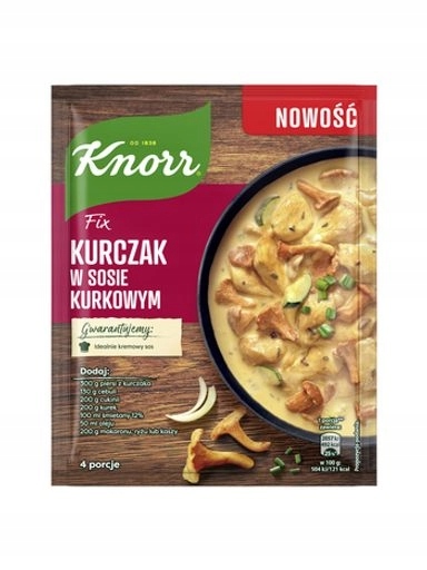 8 x Knorr Fix Kuře v kurkové omáčce 43 g