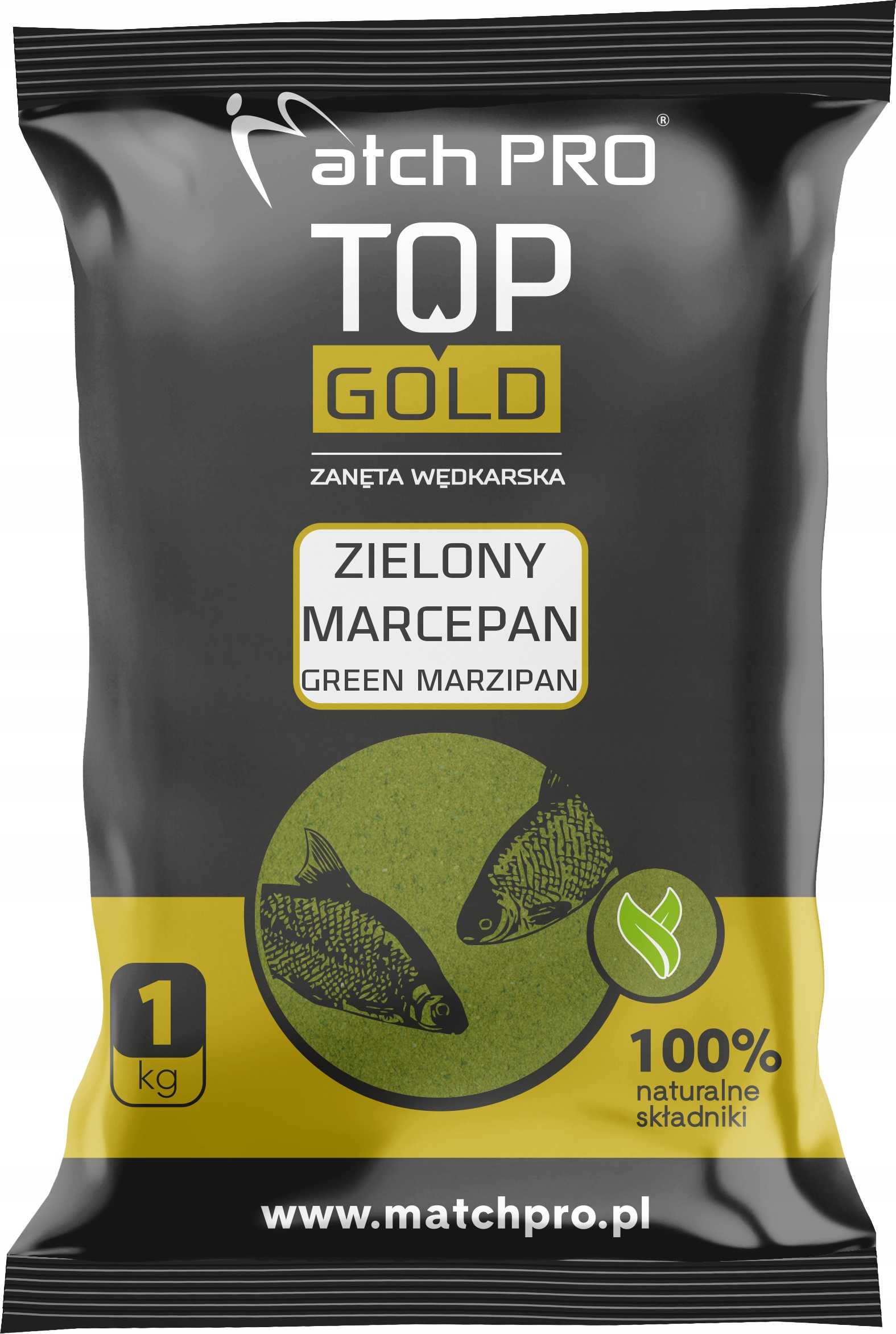 Zanęta MatchPro Top Gold Zielony Marcepan 1kg