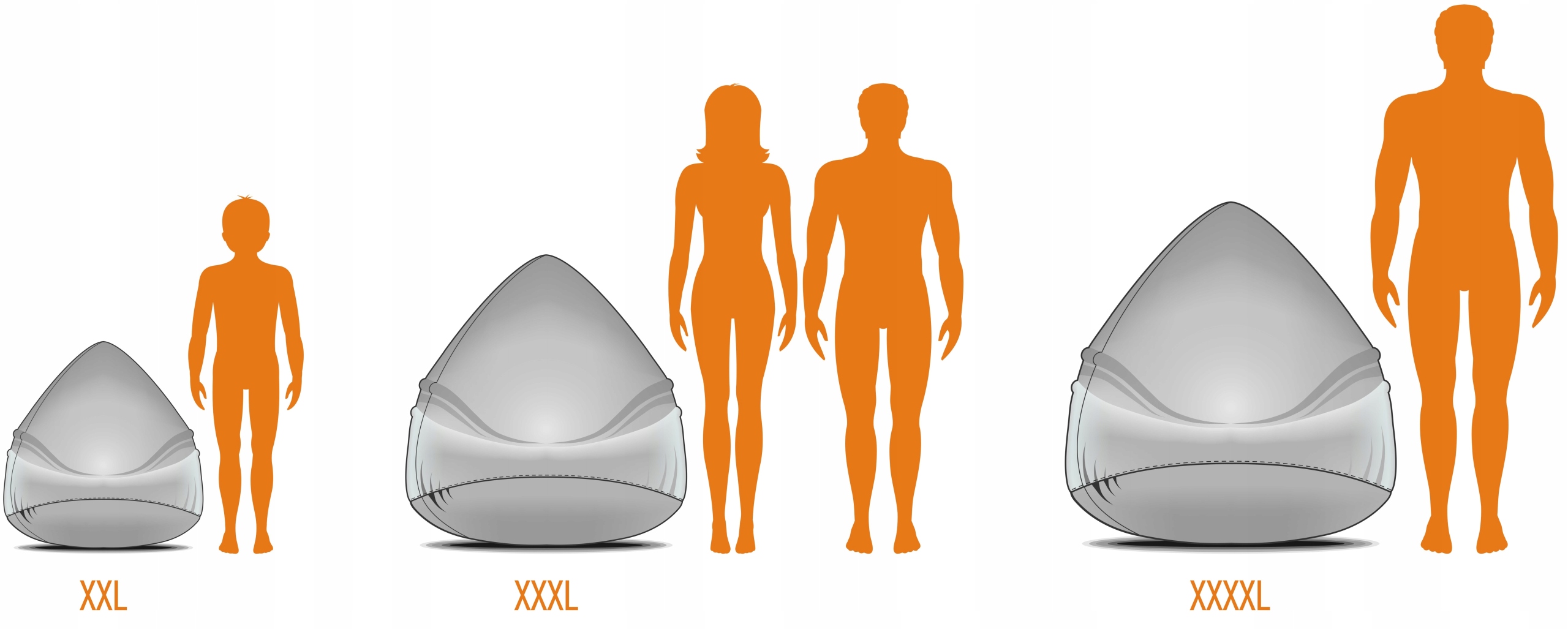 PUFA WOREK SAKO XXXXL PLUSZOWA TKANINA|MEGA FOTEL Kolor obicia grafitowy