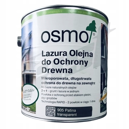 Osmo 905 Lazura na ochranu dřeva Patina 0,75 l – dekorativní impregnace