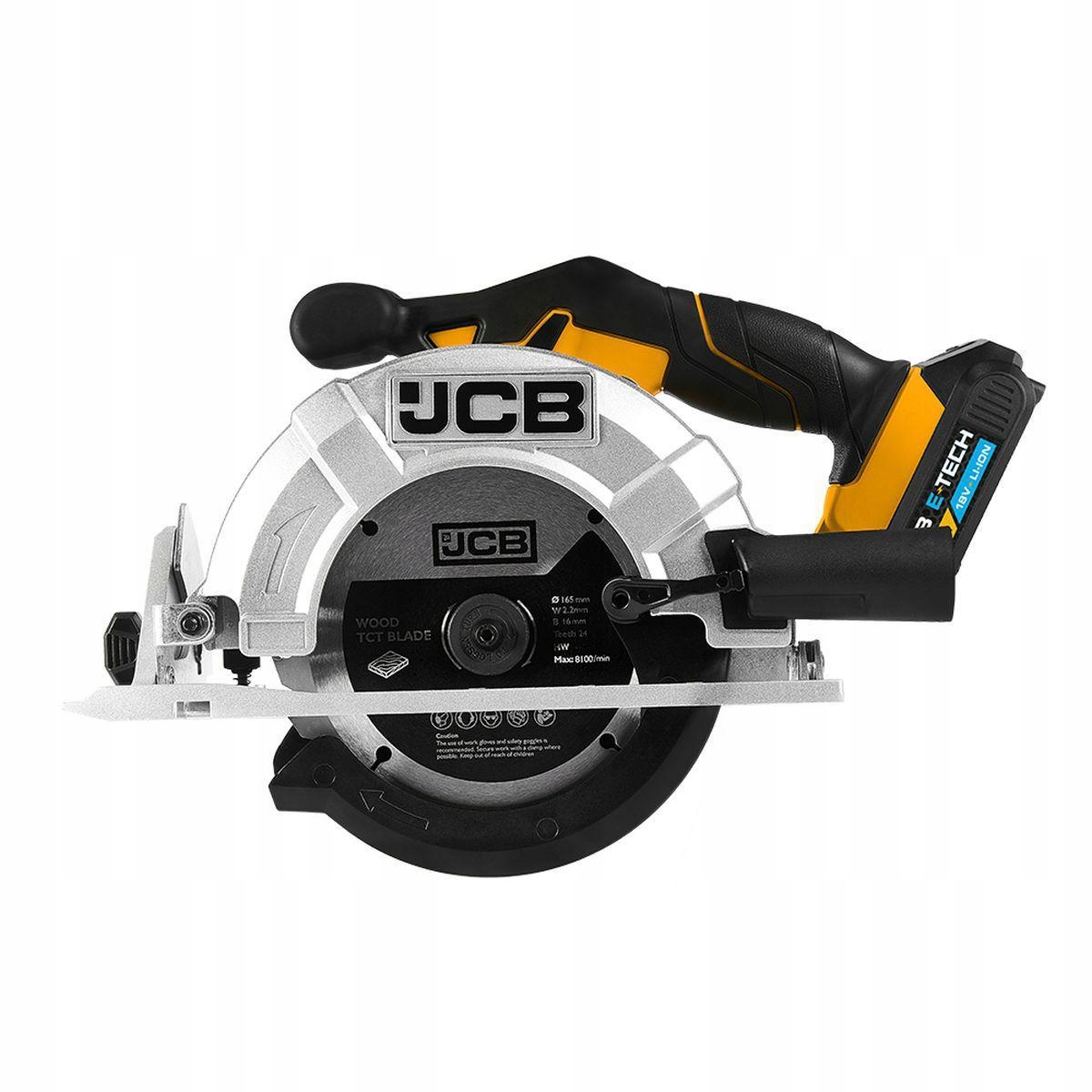 Akumulátorová kotoučová pila 18V 165 mm akumulátor Jcb