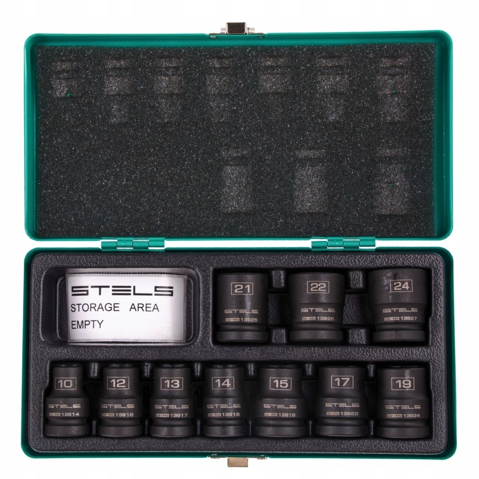 Zestaw nasadek udarowych 1 2 10 24mm 10 szt