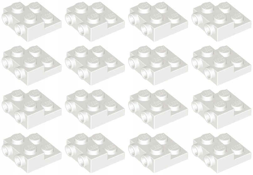 

Lego 99206 Płytka 2x2 biała Nowa (15g) 16 szt.