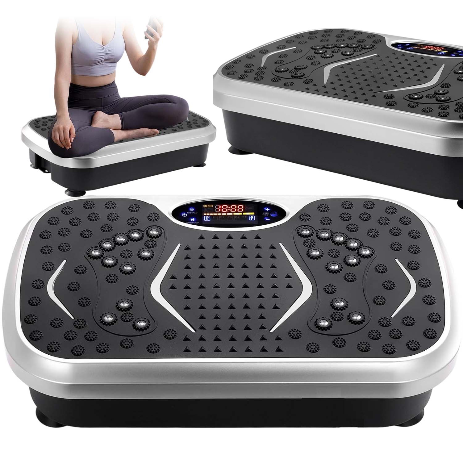 Vibrační Deska Pro Trénink Celého Těla S Jógou Tréninkové Pásy 99 Úrovní