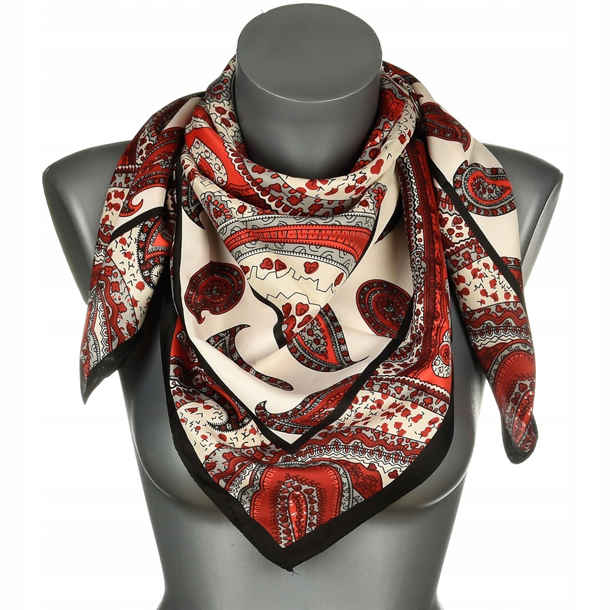 Chusta damska apaszka pod szyję lekka elegancka