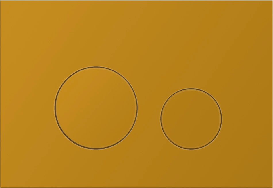 Kk-pol Splachovací Tlačítko M11, Zlatá Matná Barva