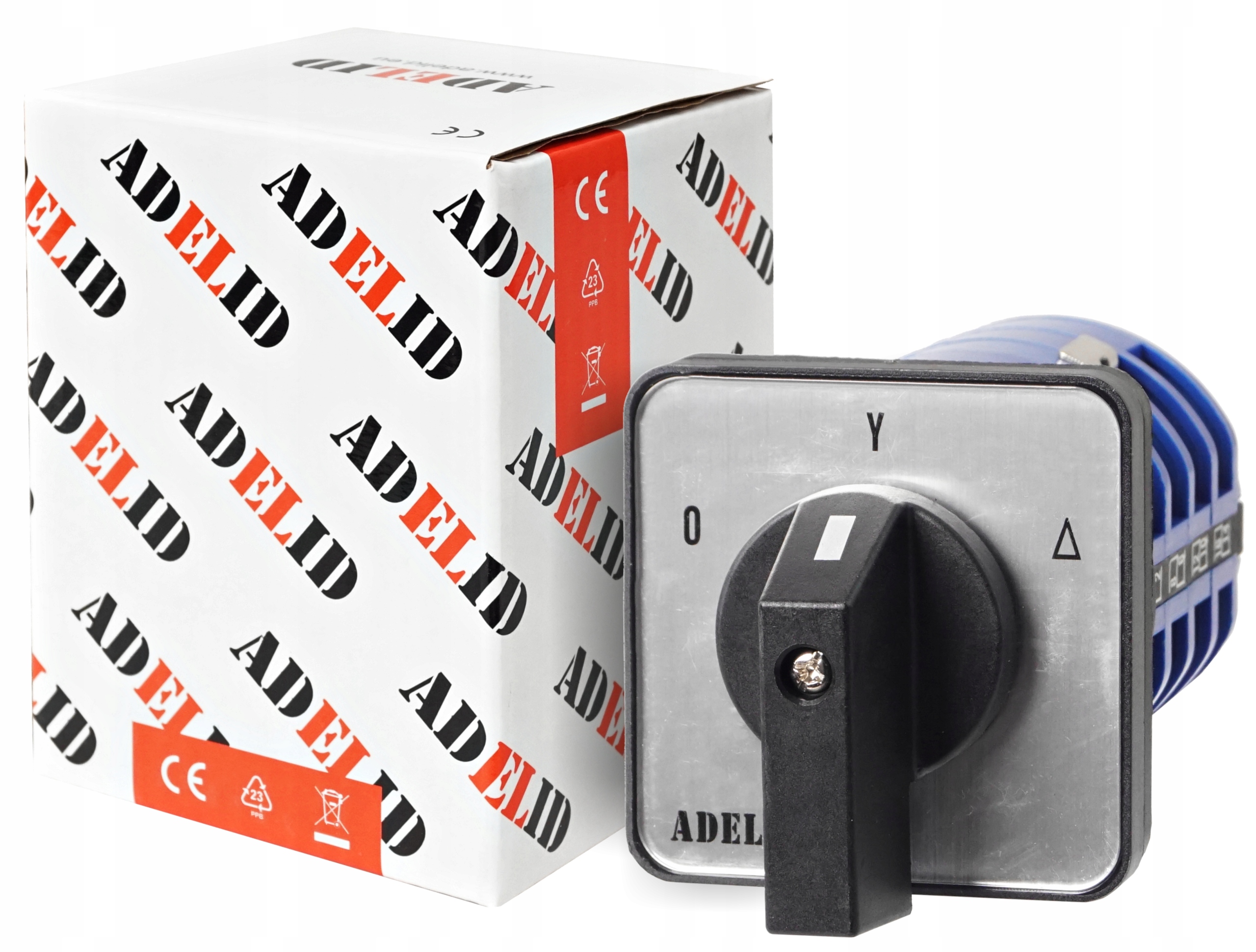 ŁĄCZNIK KRZYWKOWY 40A 3F TABLICOWY GWIAZDA TRÓJKĄT Stan opakowania oryginalne