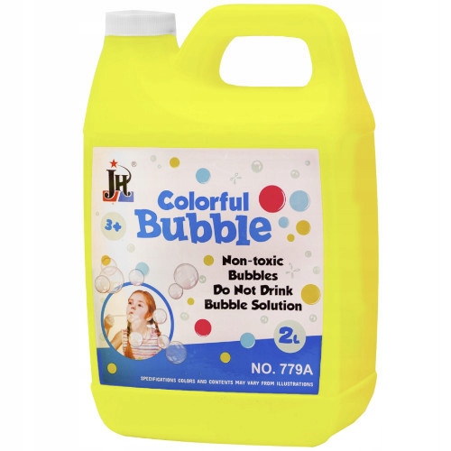 Tekutina na bubliny 2000ml zásoba doplňovačka mydlové bubliny