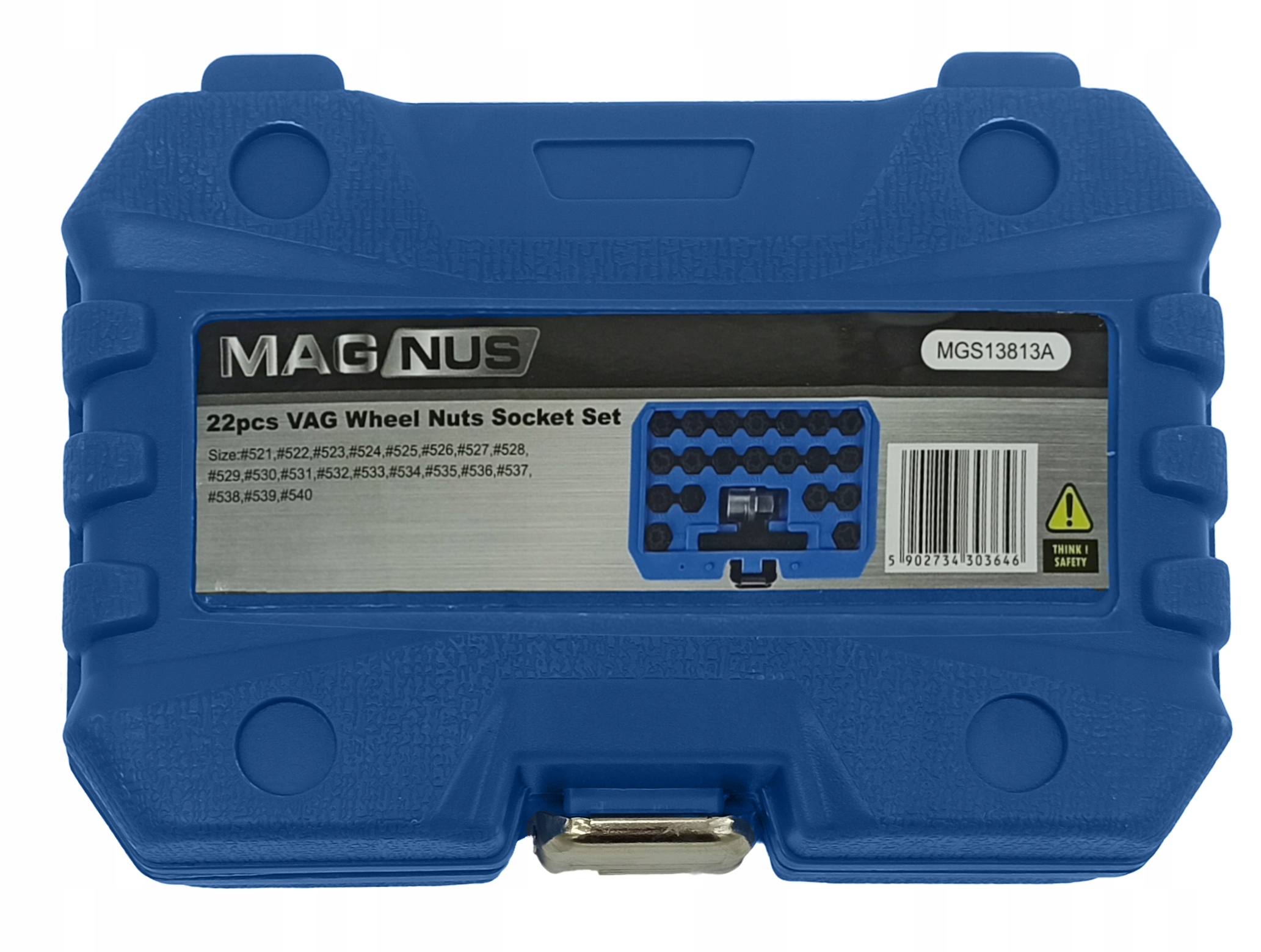 Zestaw nasadek do złodziejek do kół VW/ AUDI VAG Waga produktu z opakowaniem jednostkowym 1 kg