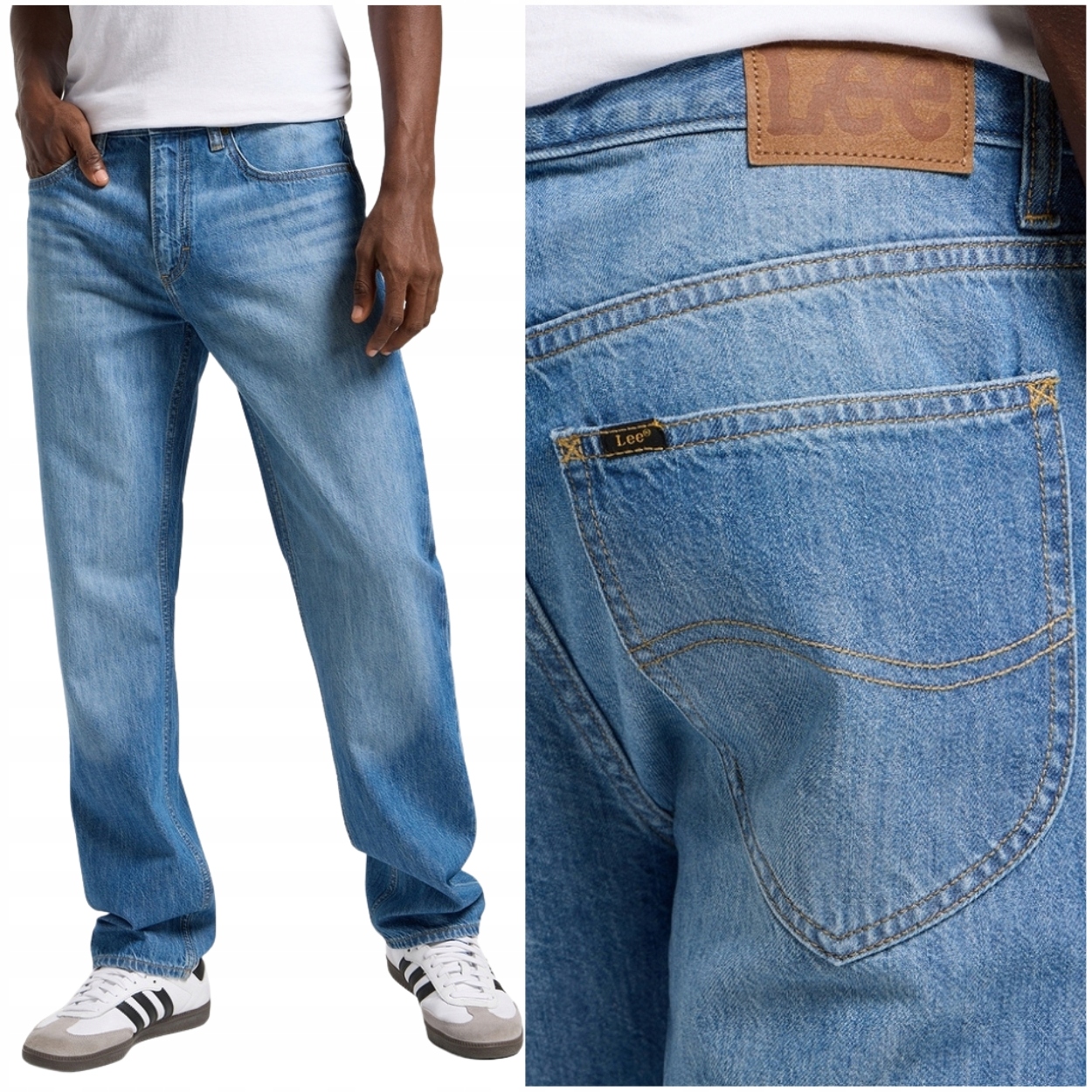 Lee West Anchore tenké rovné džínové kalhoty bez streče W31 L32