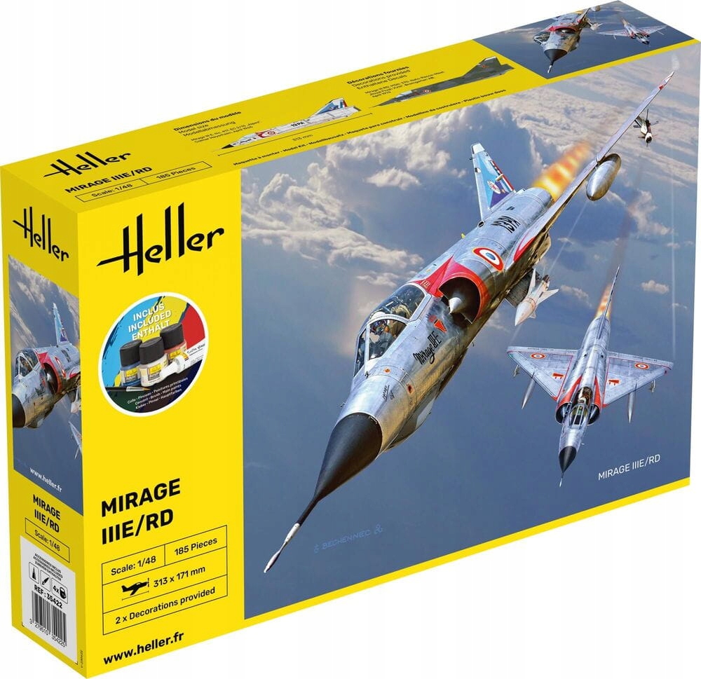 Startovací Sada Mirage Iiie/rd 1:48 Heller 35422