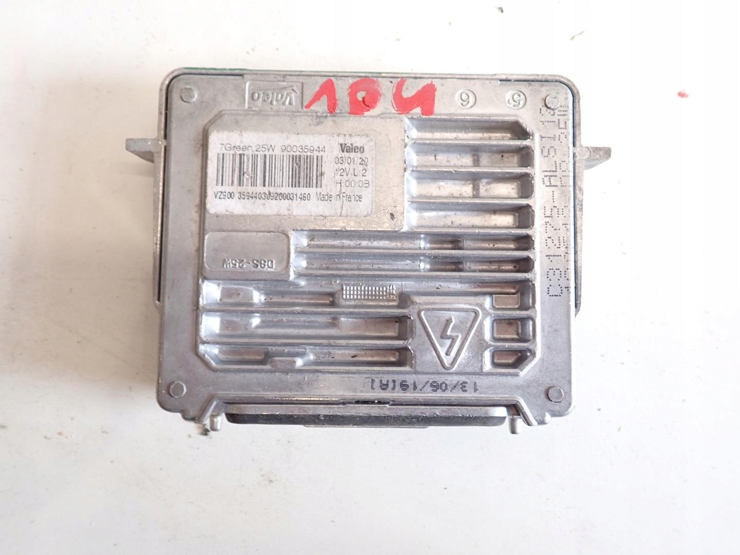 control unit module lights VOLVO CITROEN PEUGEOT 90035944 9808235780
