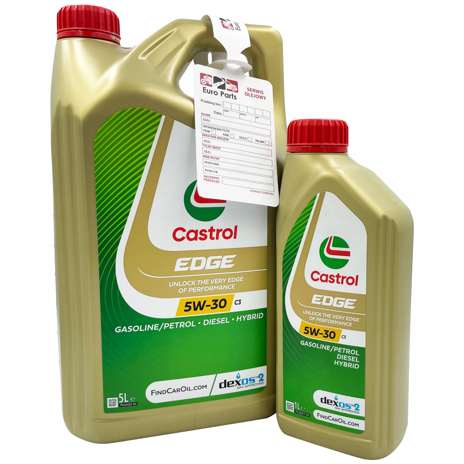 Olej Castrol Edge 5w30 C3 5L 1L 6L syntetyczny zawieszka serwisowa