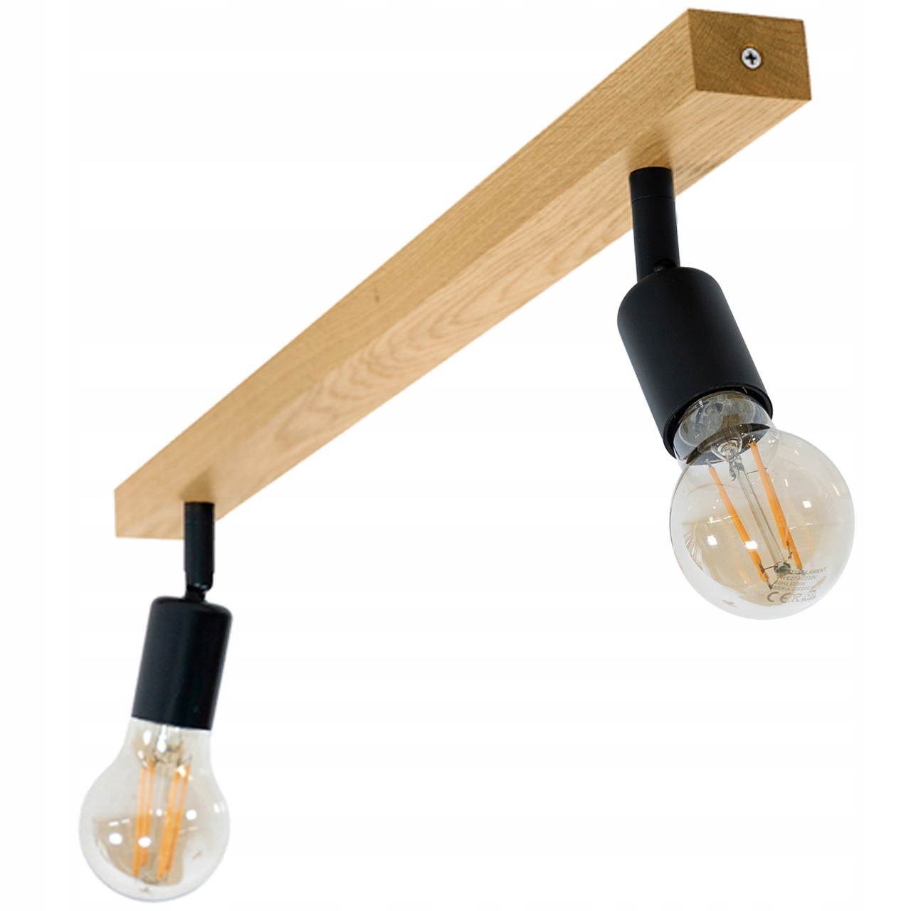 Led spotové svítidlo stropní svítidlo Dubová 63 cm E27 Nástěnná pohyblivá závěsná lampa