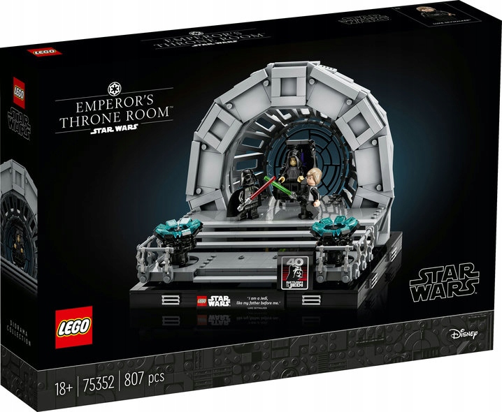 Lego 75352 Star Wars Diorama Trůnní Sál Imperátora