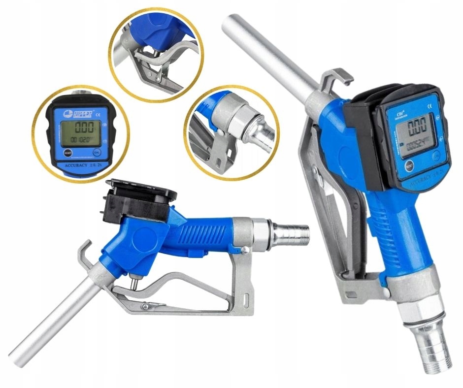 PISTOLET CPN DO PALIWA PALIW licznik LCD OLEJU ON