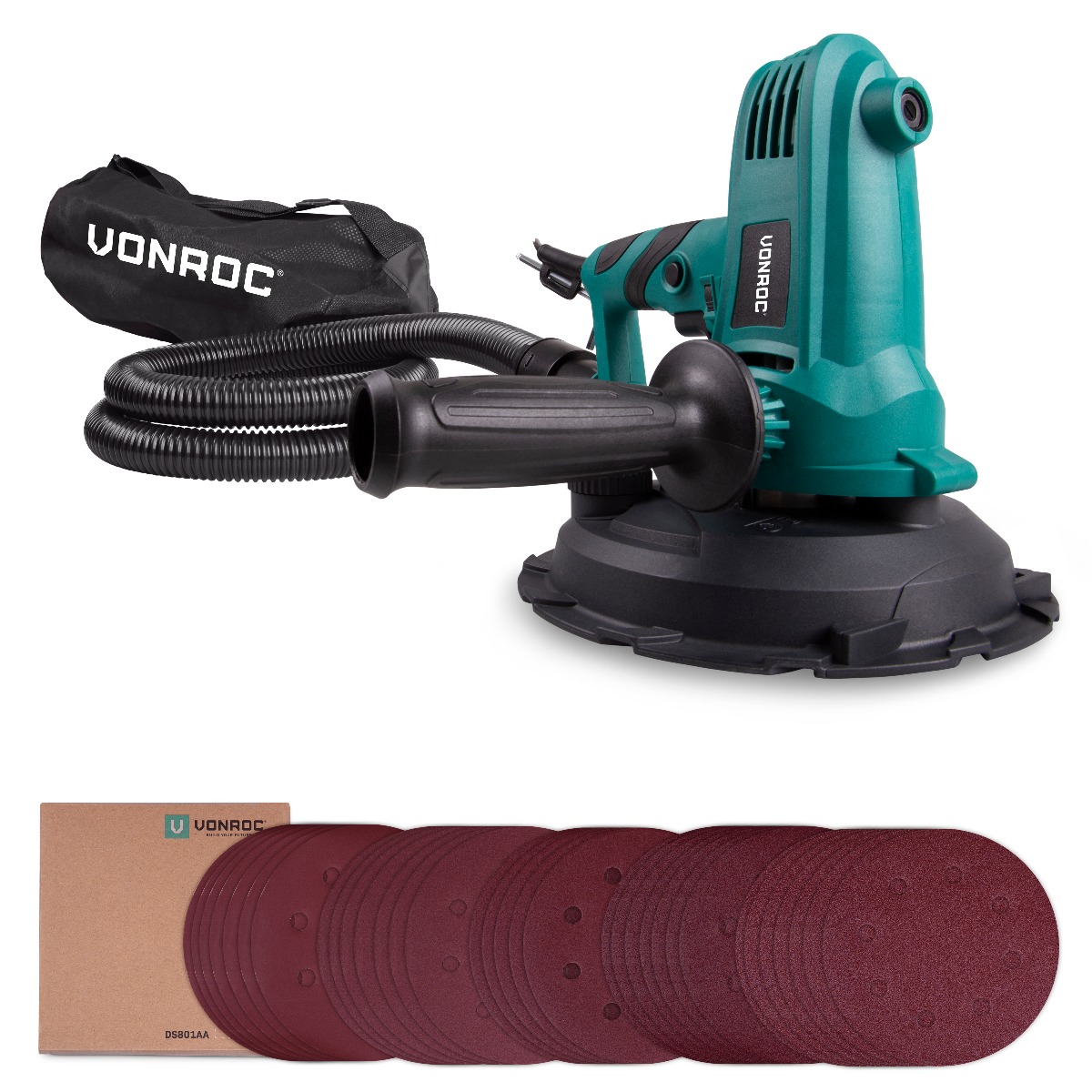 

Vonroc Szlifierka Do Sufitów I Ścian 750V 180MM\