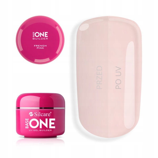 

slay Żel uv Base One French Pink 50g silcare mlecz