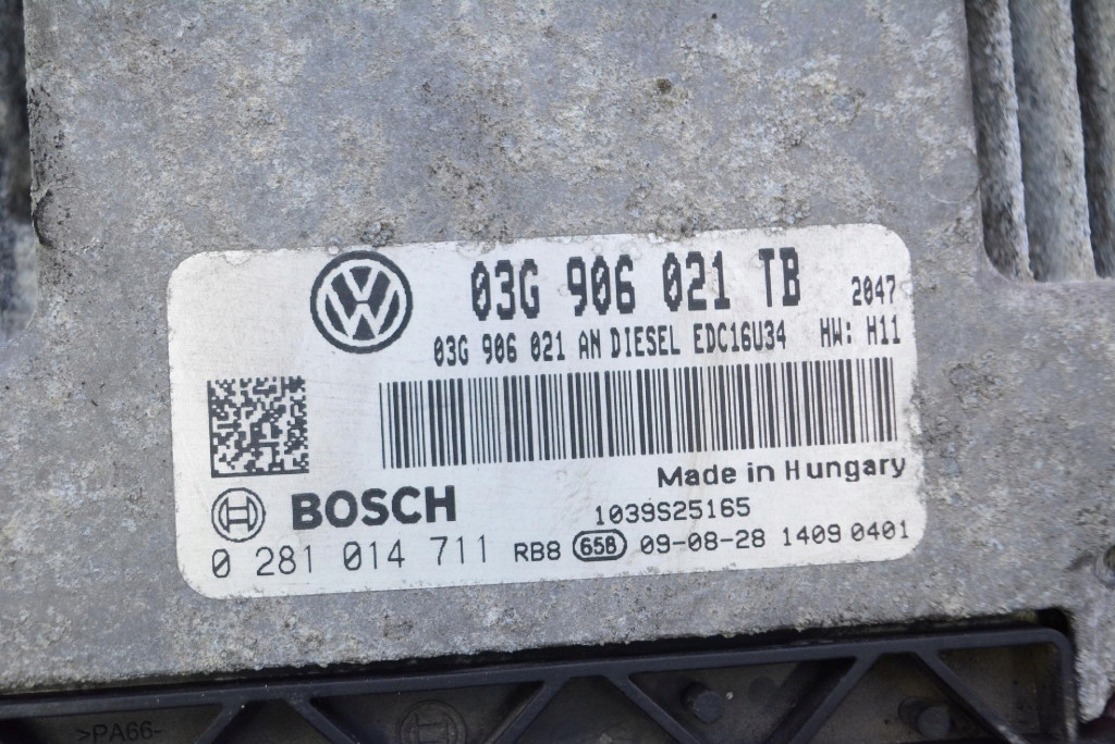 control unit computer of the engine 03G906021TB SKODA OCTAVIA 2 II 1.9 TDI 105 KM