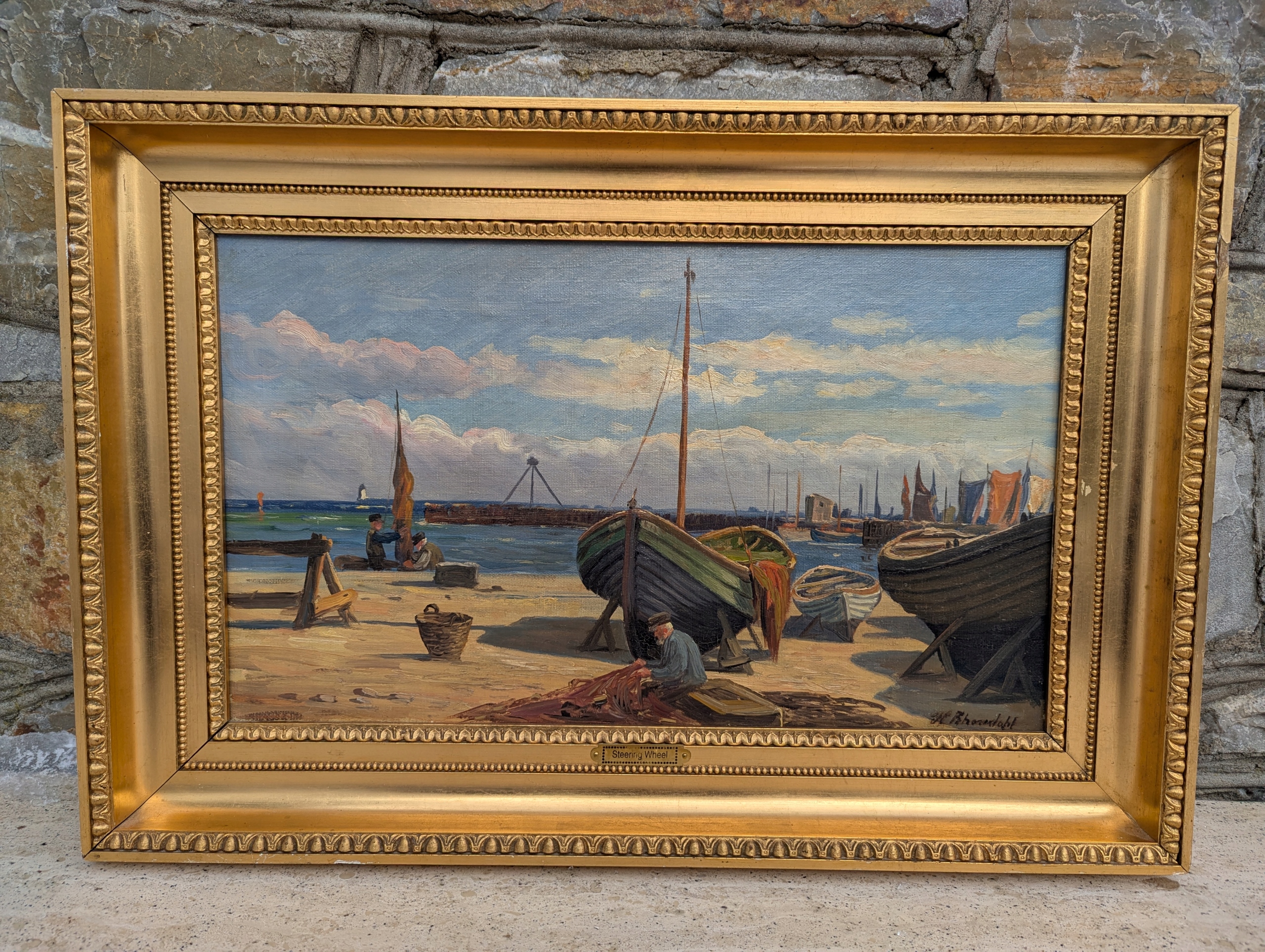 Łodzie Rybackie Sygn. Złota Rama Artviking