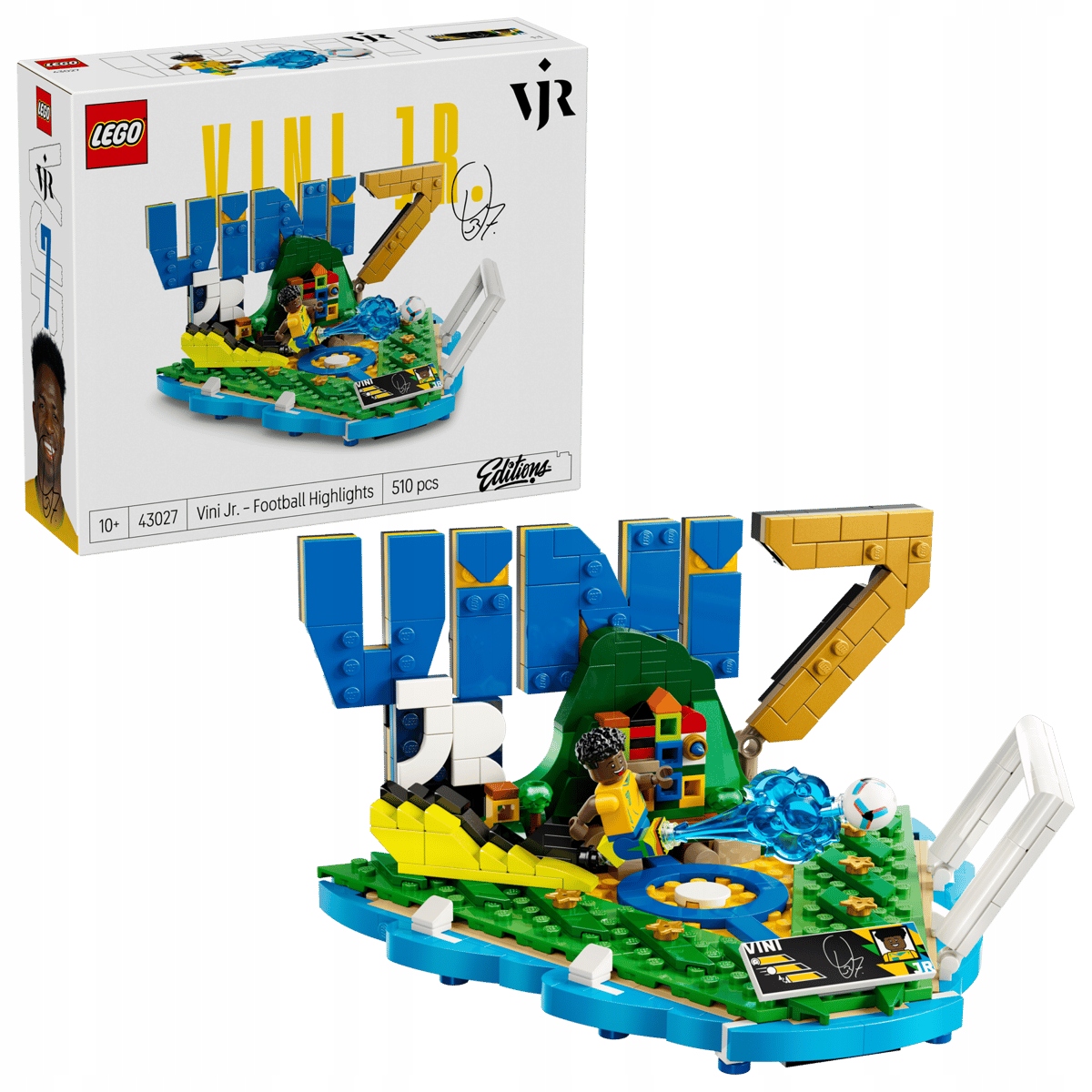 Lego 43027 stavebnice Vini Jr. fotbalové momenty fotbalista Brazílie Vinicius