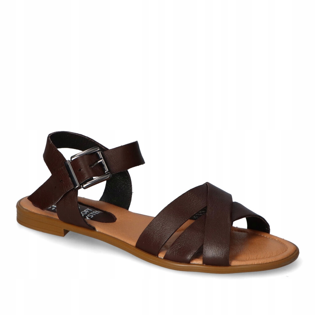 Sandály Aga 01984/2781 Hnědé lico 37