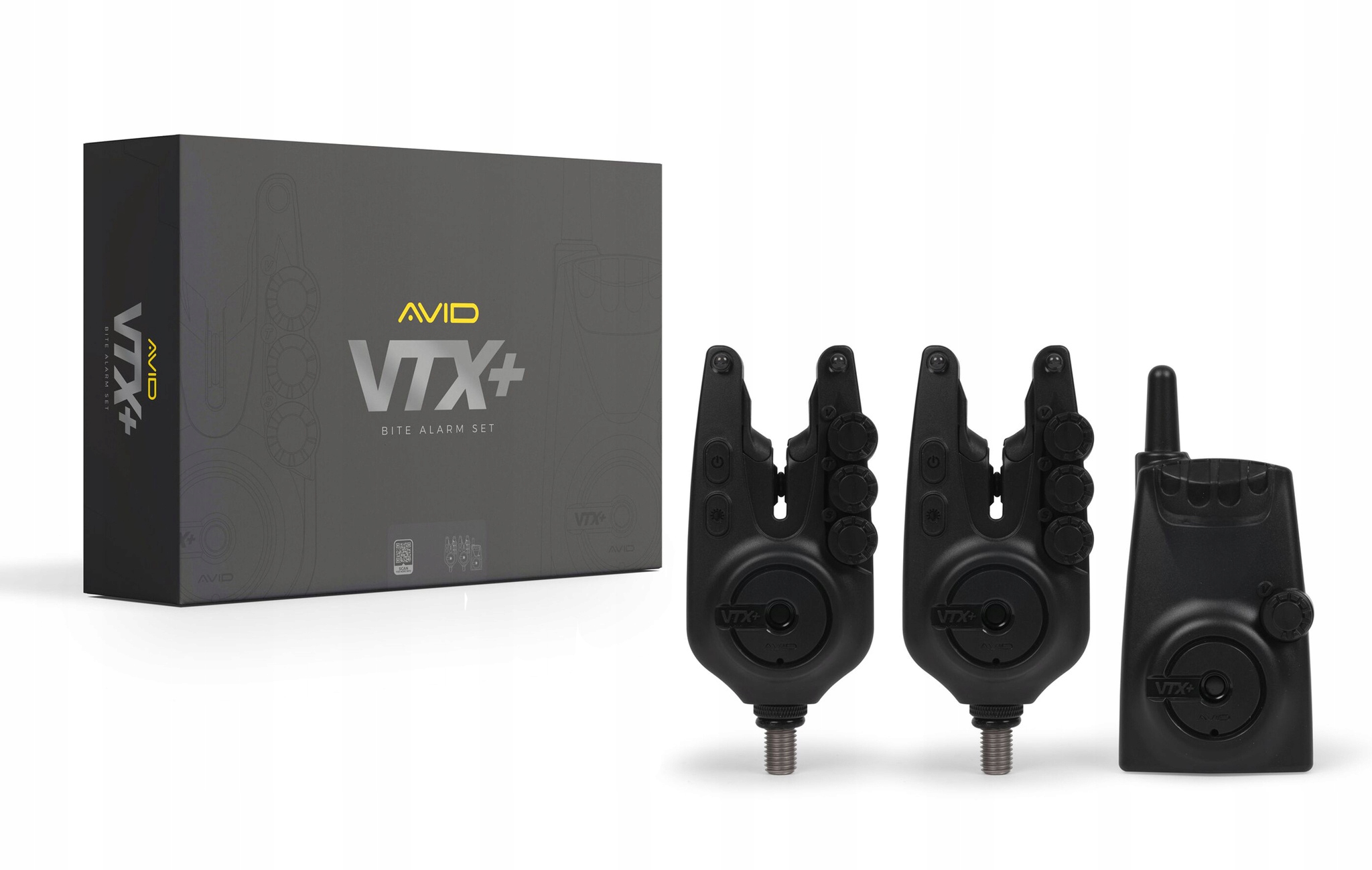 Zestaw Sygnalizatorów Avid Carp Vtx+ 2+1