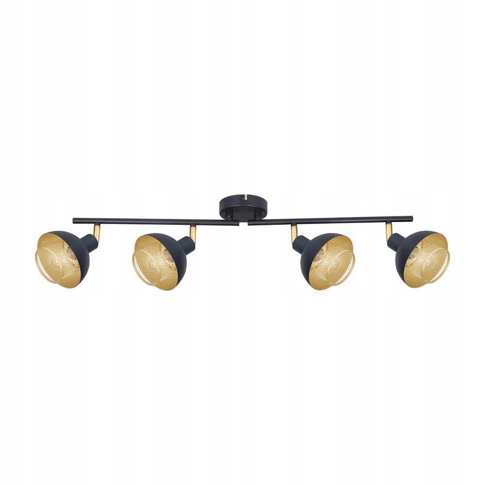 Lampa spot reflektor Savio SPL-27357-4-BK-GD Italux