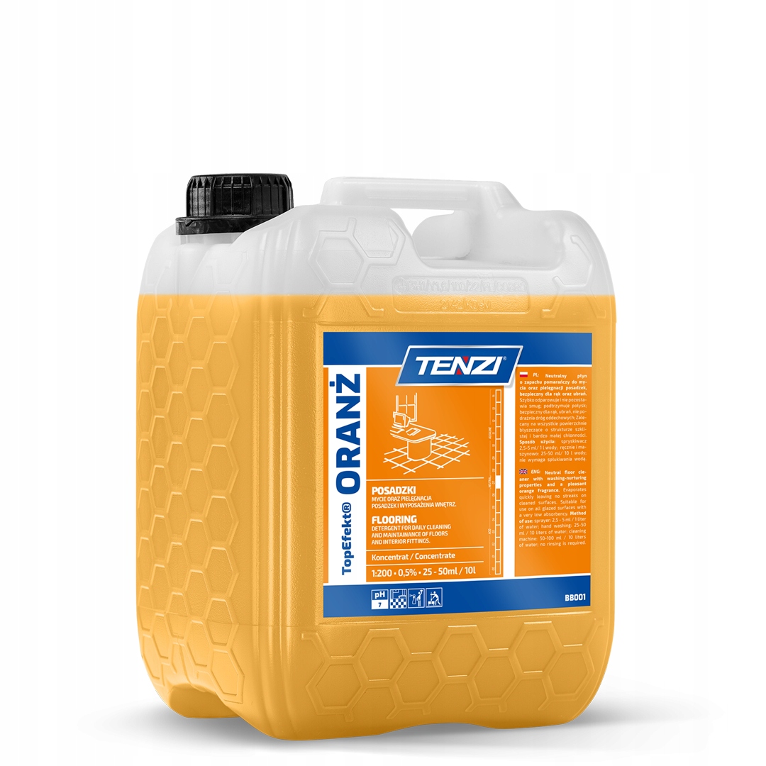 Levně Tenzi TopEfekt Oranž Tekutý přípravek na mytí podlah a stěn, 10 l